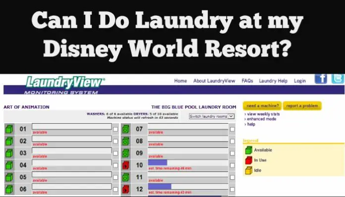 Laundry at Disney