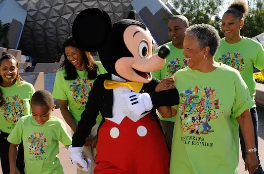 family in epcot