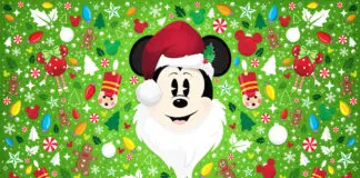 Wallpaper Santa Mickey