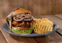 Bison Cheeseburger
