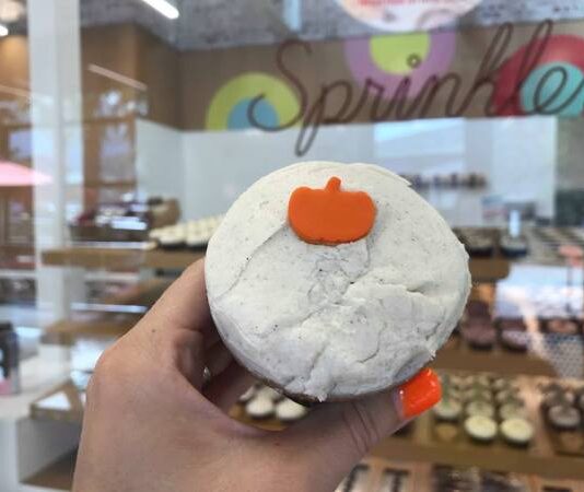 Sprinkles Pumpkin Cupcake