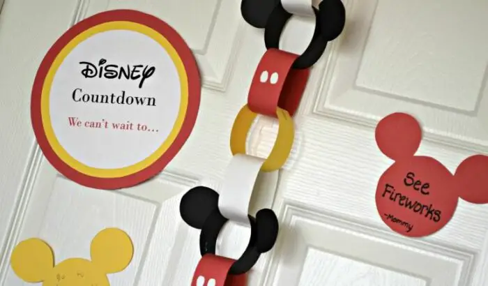 Disney DIY Trip Countdown Crafts 1