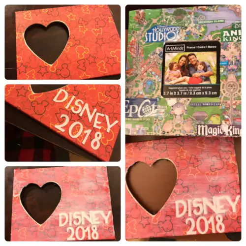 Disney DIY - Theme Park Map Picture Frames 4