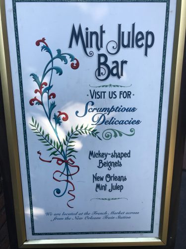 Mint Julep Bar sign