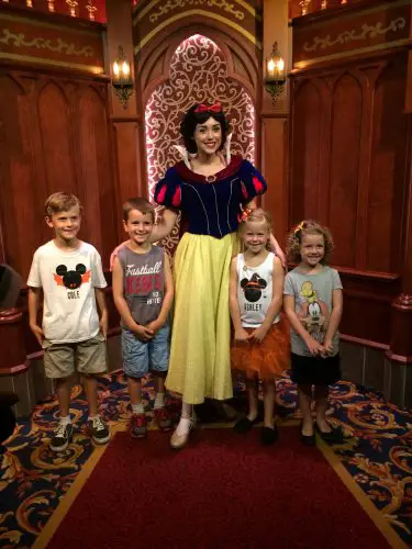 Snow White at Royal Hall in Disneyland