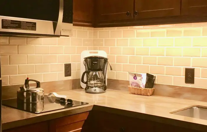 Coffee pot in Disney's villas
