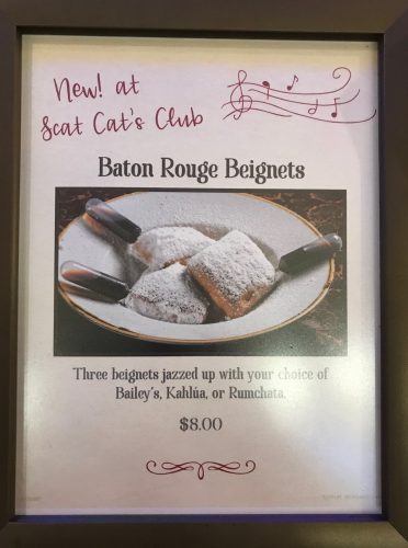 Baton Rouge Beignet sign