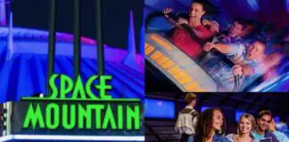 Space Mountain DL v WDW