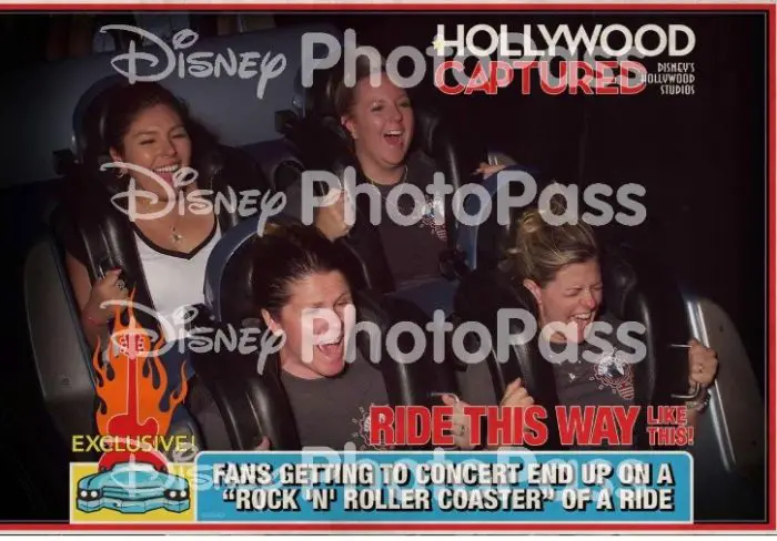 PhotoPass photo on Rock and Roller Coaster