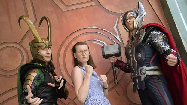 Thor and Loki in Disney's California Adventure