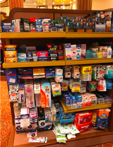 DCL Gift shop medical selection