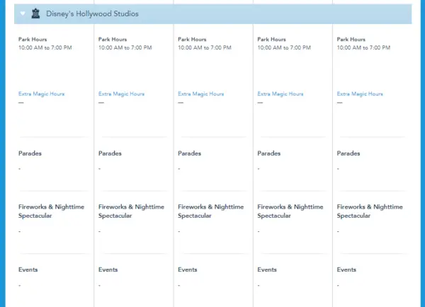 More Walt Disney World Park Hours For Fall Have Been Released 3