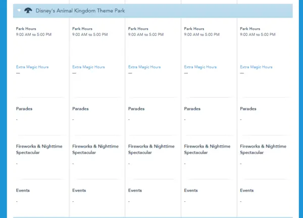 More Walt Disney World Park Hours For Fall Have Been Released 4