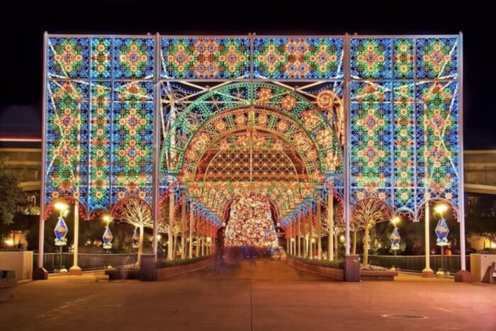 Remembering Epcot's Light of Winter Holiday Display 1