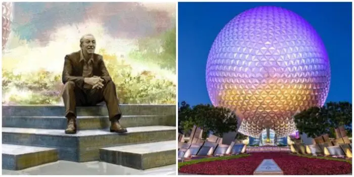 Walt Disney statue Epcot