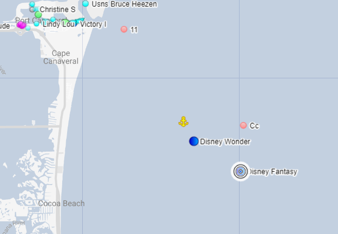 Where are the Disney Cruise Line Ships right now? 2