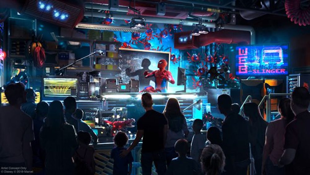 Take a Look at Tom Holland as Peter Parker in WEB SLINGERS: A Spider-Man Adventure Coming to Avengers Campus at Disneyland