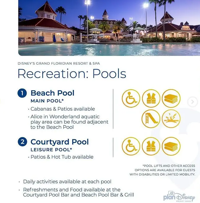 Disney's Grand Floridian Resort & Spa planDisney Pocket Guide 3