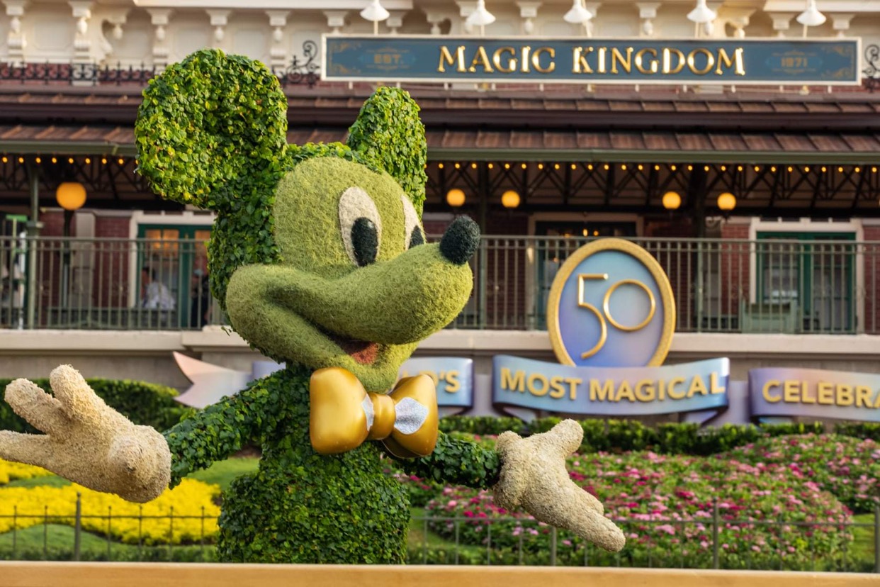 Magic Kingdom prepares for the Walt Disney World 50th Anniversary