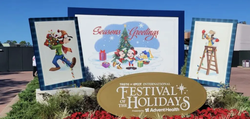 Celebrating the arrival of Epcot’s International Festival of the Holidays 2