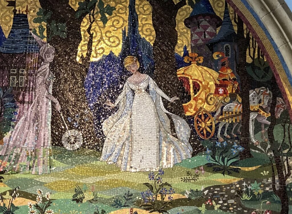 Visiting Cinderella Castle’s Mosaic Murals 4