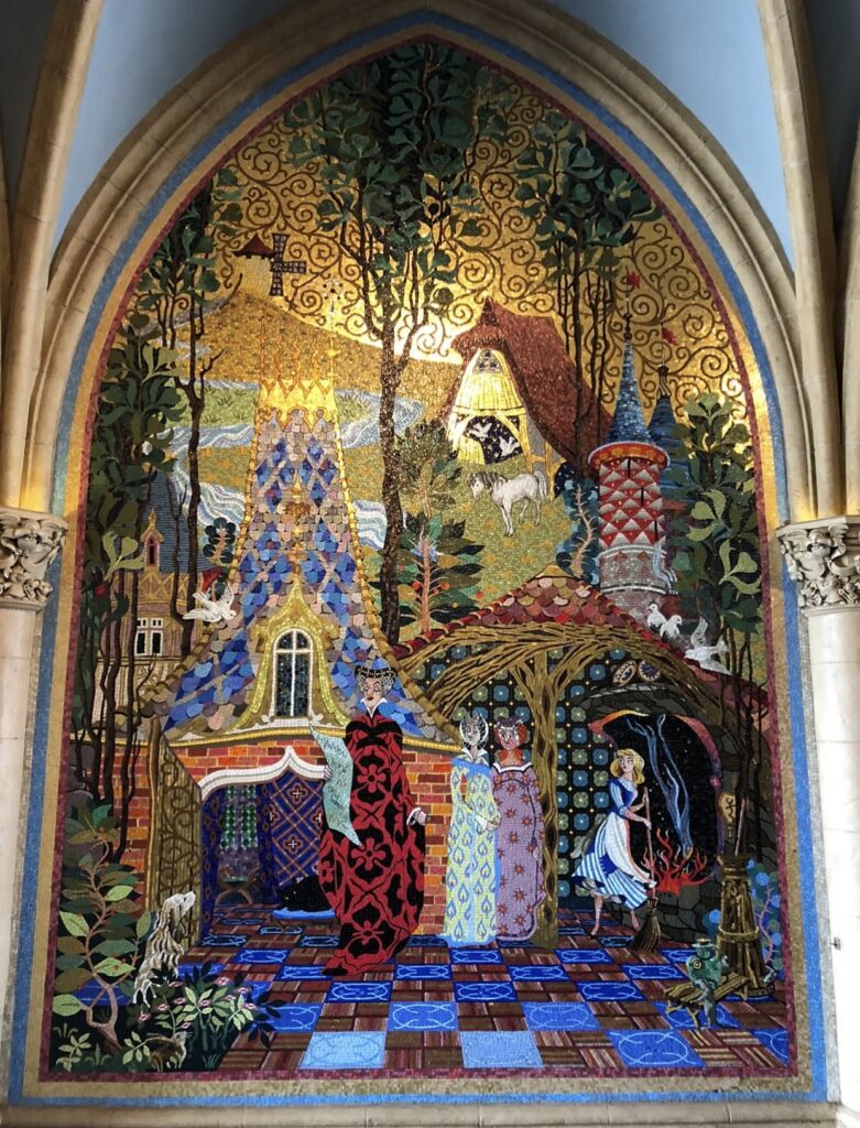 Visiting Cinderella Castle’s Mosaic Murals 3