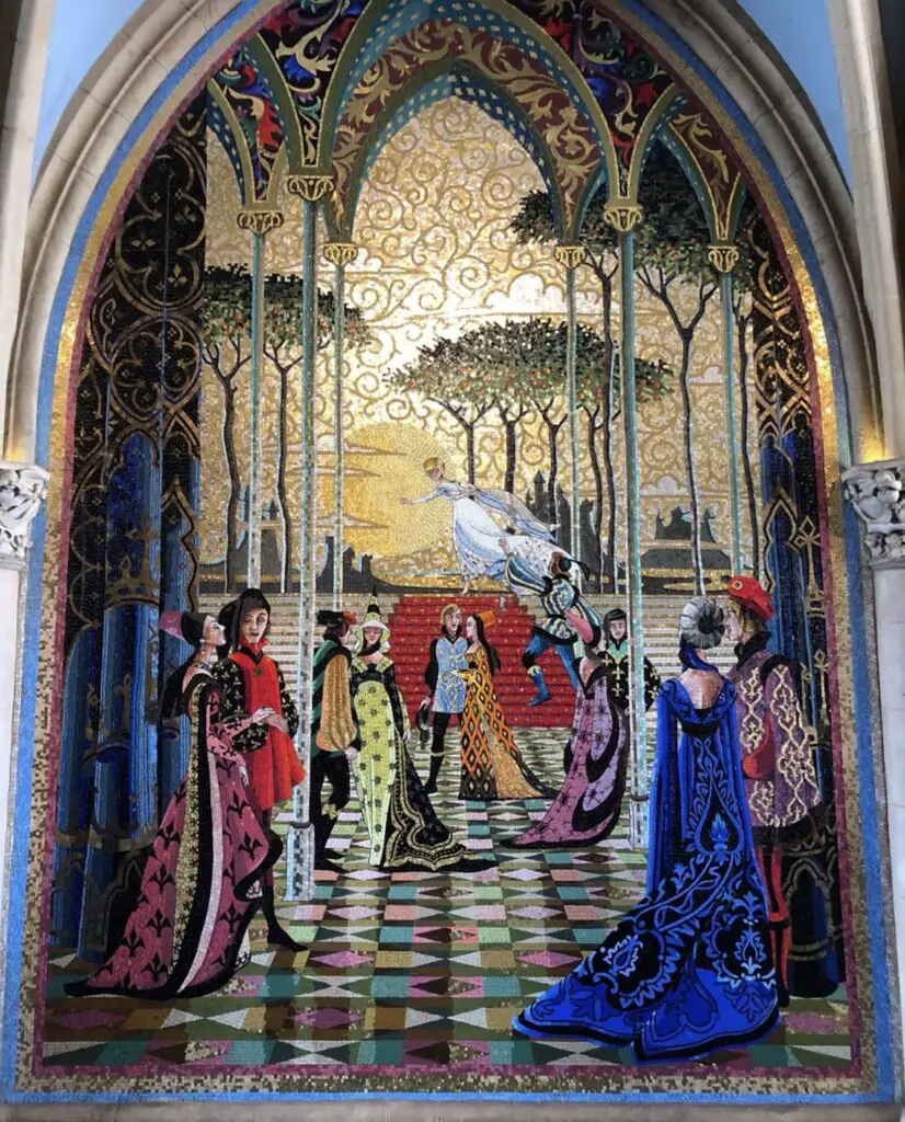Visiting Cinderella Castle’s Mosaic Murals 5