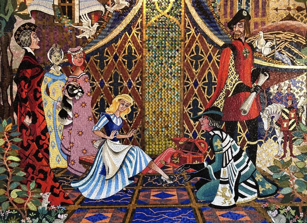Visiting Cinderella Castle’s Mosaic Murals 1