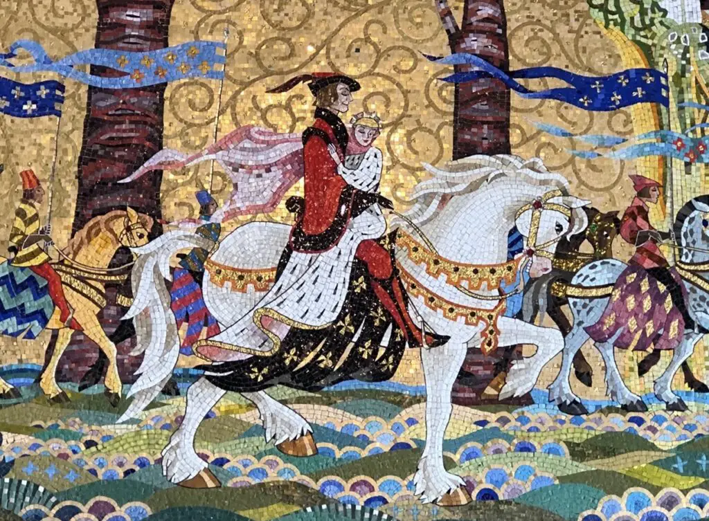 Visiting Cinderella Castle’s Mosaic Murals 6