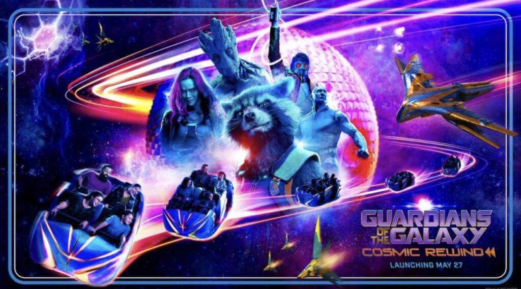 Will there be previews for Guardians of the Galaxy Cosmic Rewind? 1