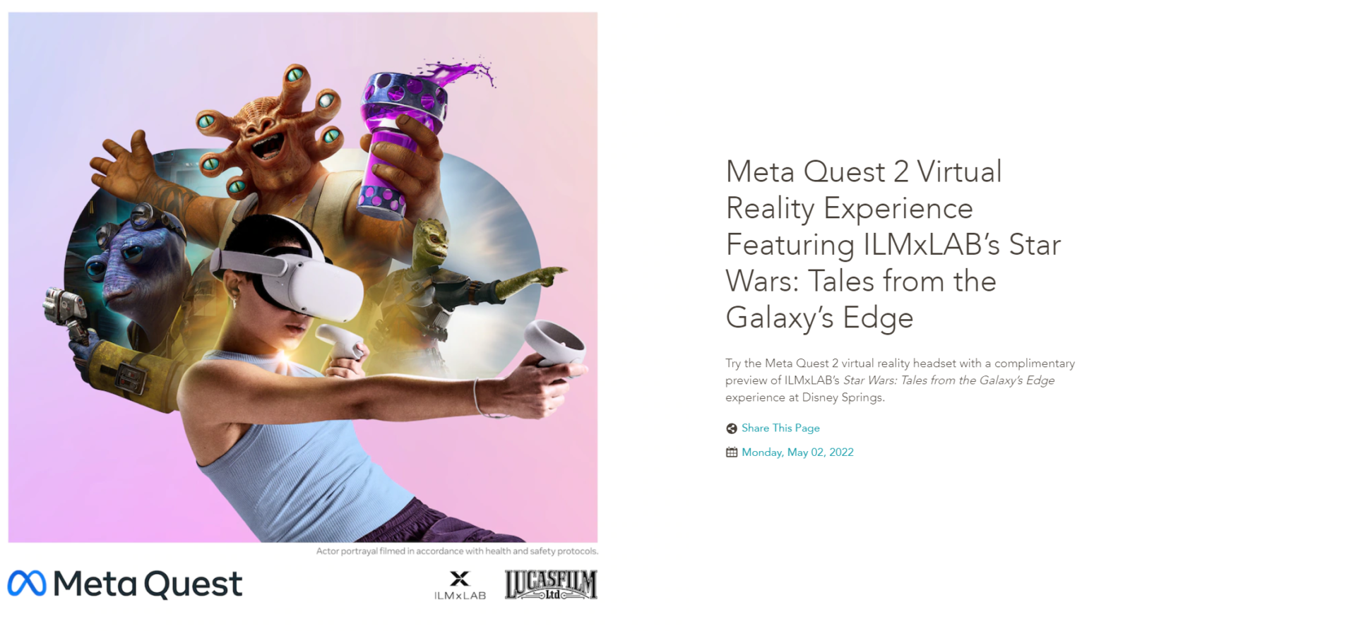 Tales from the Galaxy’s Edge now open in Disney Springs