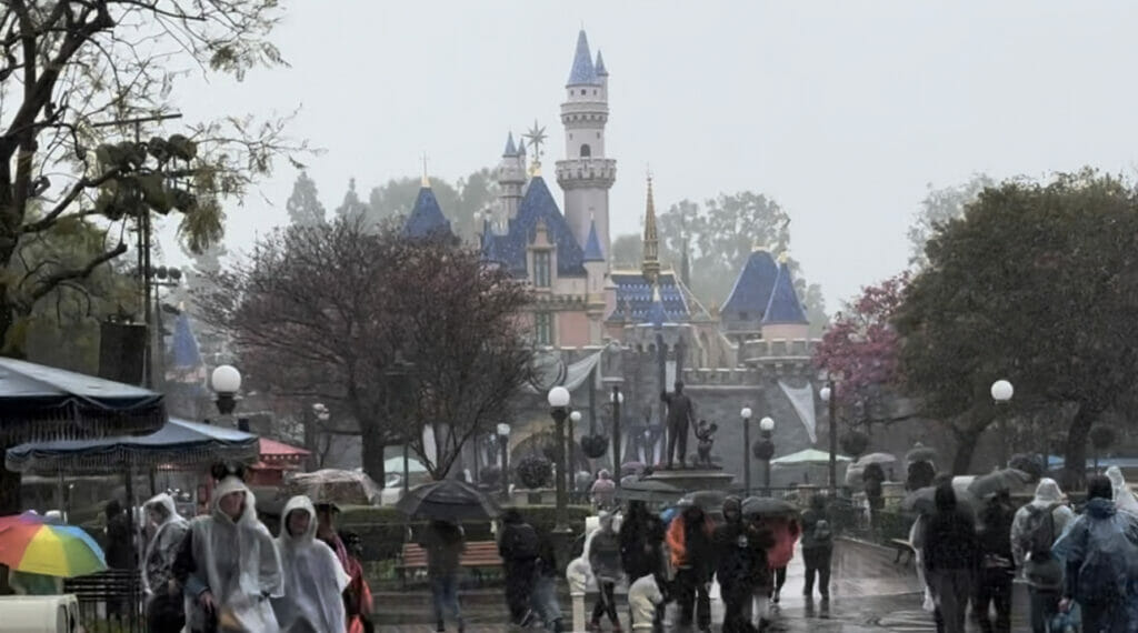 Rainy Day at Disneyland