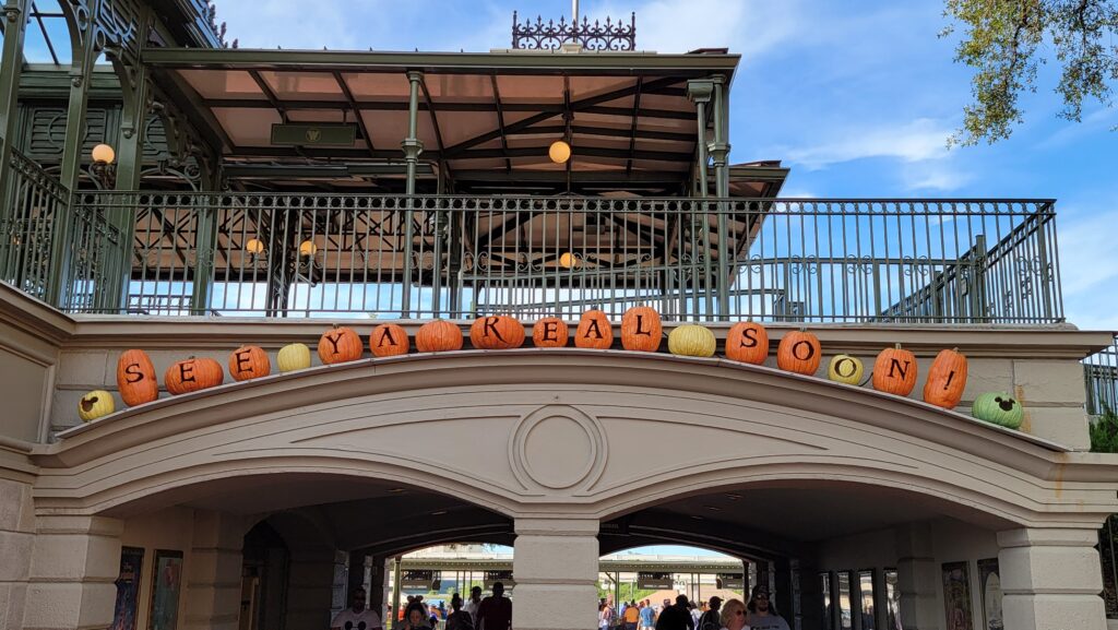 Walt Disney World Halloween Sign