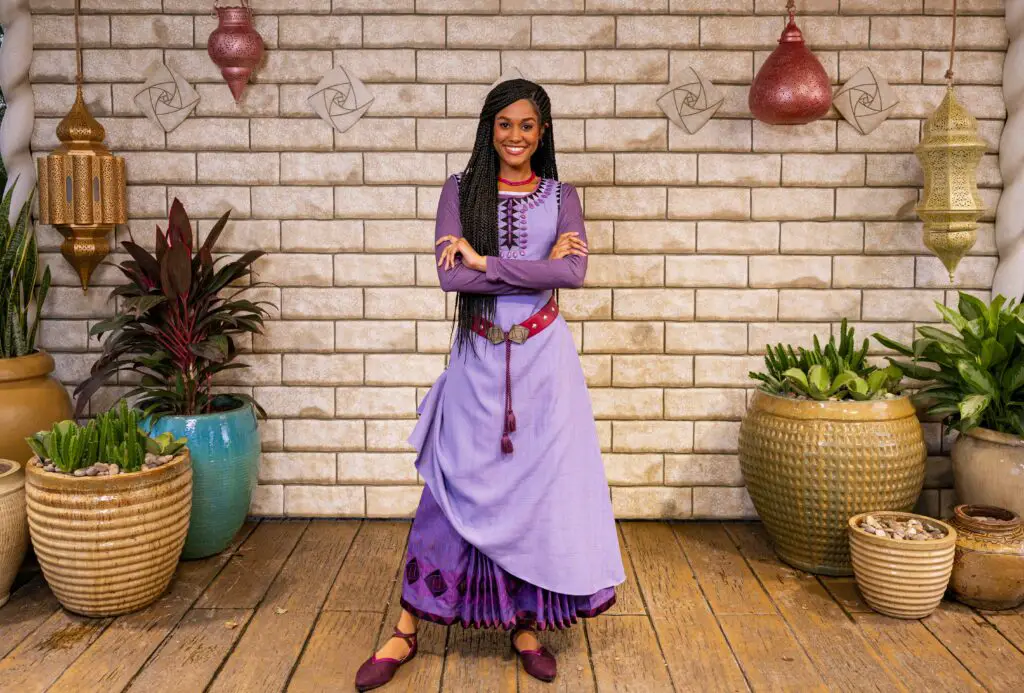 Asha from "Wish" Arrives at Walt Disney World, Coming Soon to Di