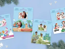 Disney Gift Cards With Holiday Pins