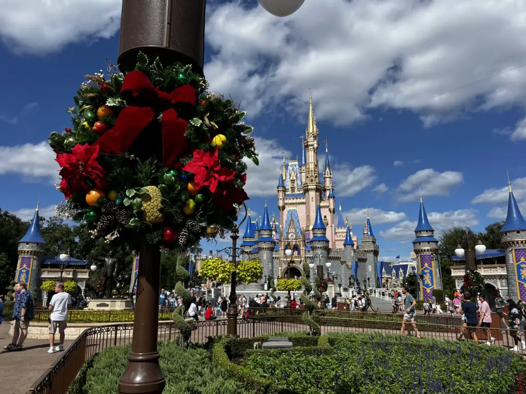 Magic Kingdom Christmas Wreath