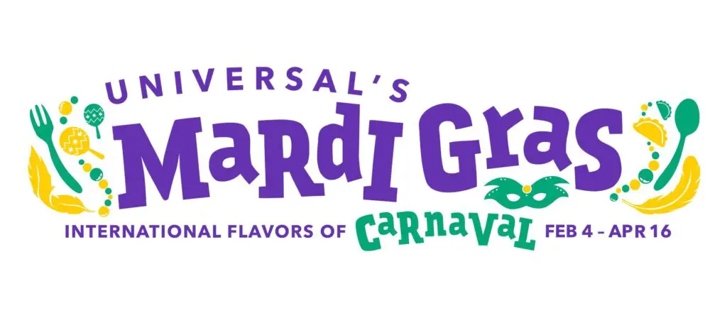 Mardi Gras Logo with Dates