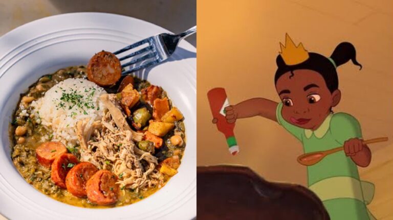 Bring a Taste of Tiana’s Palace Home: 7 Greens Gumbo with Chicken & Andouille Sausage Recipe! Bring a Taste of Tiana’s Palace Home: 7 Greens Gumbo with Chicken & Andouille Sausage Recipe!