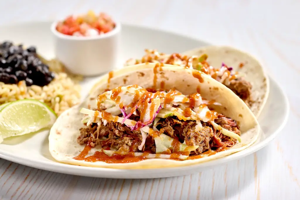 BBQ Brisket Tacos at Margaritaville