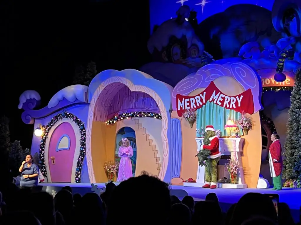 Holiday Celebrations Return to Universal Orlando Resort grinch show