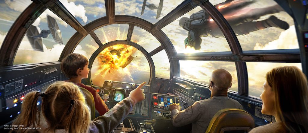 New Mission Featuring Mando and Grogu Coming to Millenium Falcon Smugglers Run