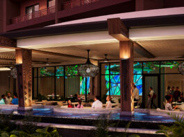 Wailulu Bar & Grill Outdoor Dining | Artist Rendering | Island