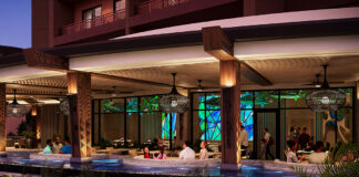 Wailulu Bar & Grill Outdoor Dining | Artist Rendering | Island