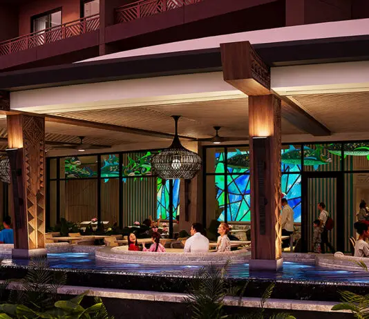 Wailulu Bar & Grill Outdoor Dining | Artist Rendering | Island