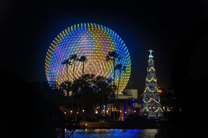 Walt DIsney World EPCOT Christmas