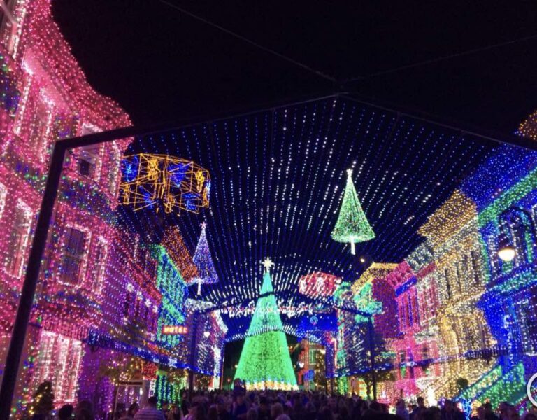 The History of The Osborne Family Spectacle of Dancing Lights