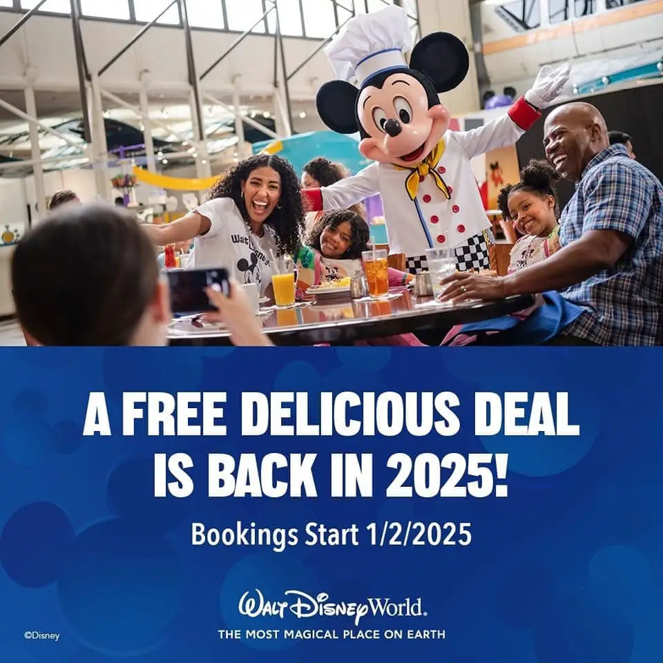 Free Disney Dining is Returning to Walt Disney World in 2025! 4